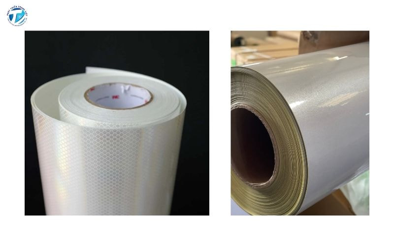 Decal phản quang màu trắng